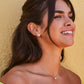 Kendra Scott Lillia Stud Earring-Gold Iridescent Drusy