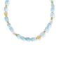 Kendra Scott Melody Beaded Strand Necklace-Gold Aquamarine