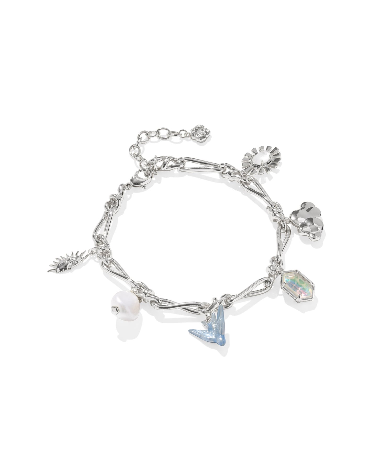 Kendra Scott Melody Charm Bracelet-Silver Neutral Mix