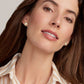 Kendra Scott Sand Dollar Stud Earring- Gold Natural MOP