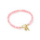 Kendra Scott Sylvia Stretch Bracelet-Gold Pink Chalcedony