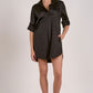 Elan “Abigail” Shirt Dress - Black
