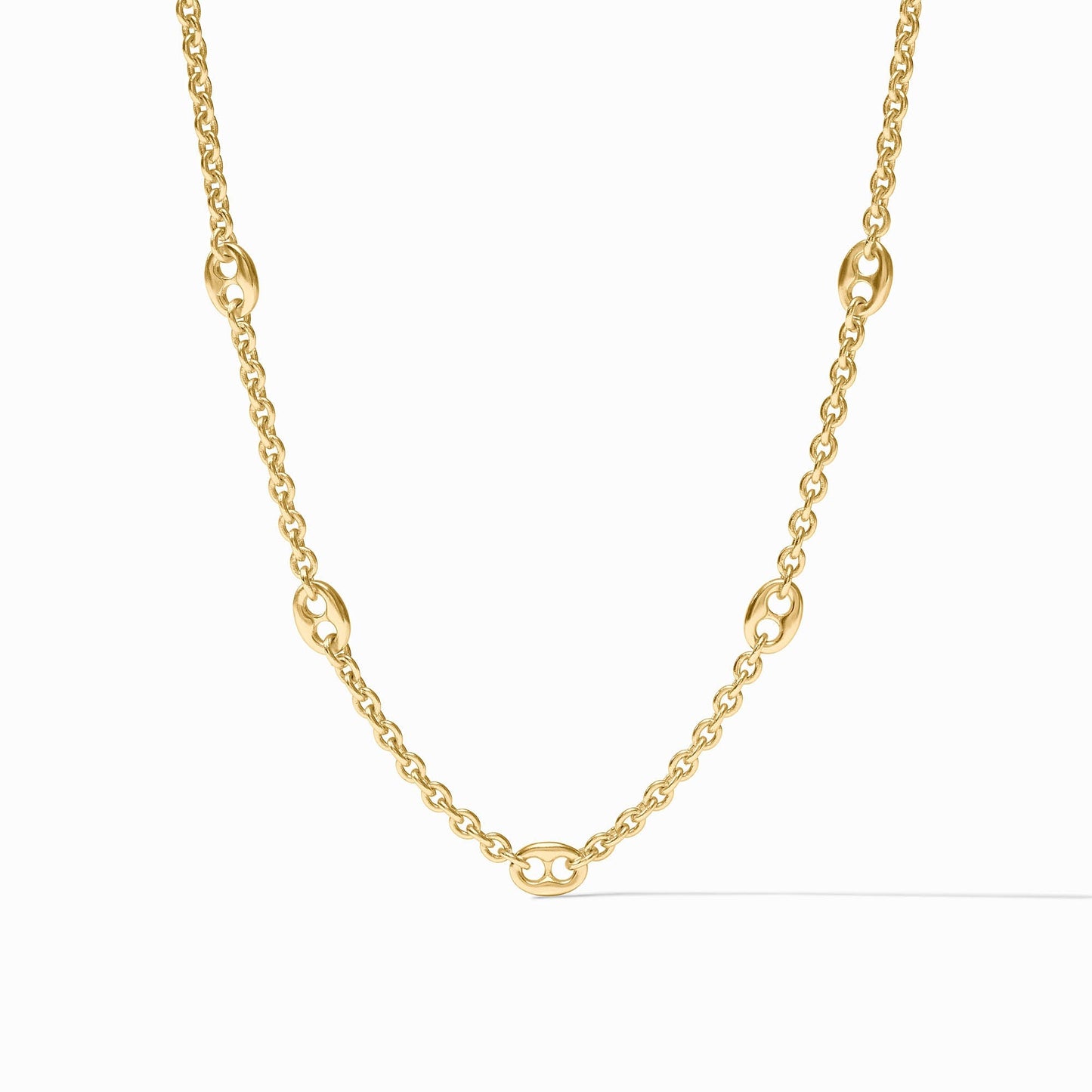 Julie Vos “Laguna” Delicate Station Necklace- Gold