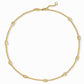 Julie Vos “Laguna” Delicate Station Necklace- Gold