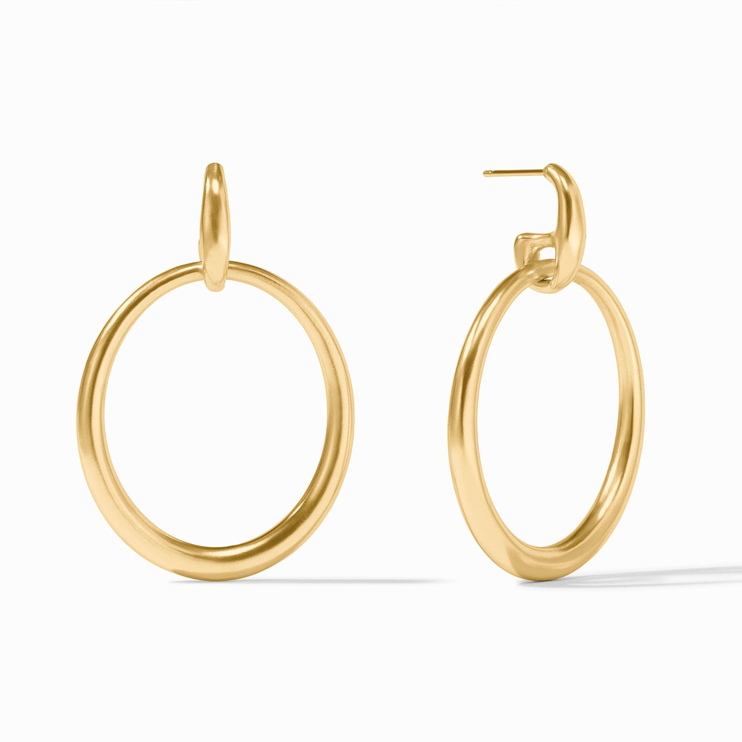 Julie Vos "Laguna" Doorknocker Earrings-Gold