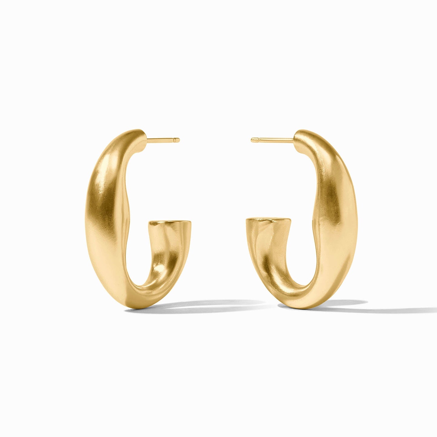 Julie Vos Gold "Laguna" Hoop-Medium