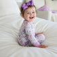 Caden Lane “Lavender Lullaby” Convertible Zip Romper
