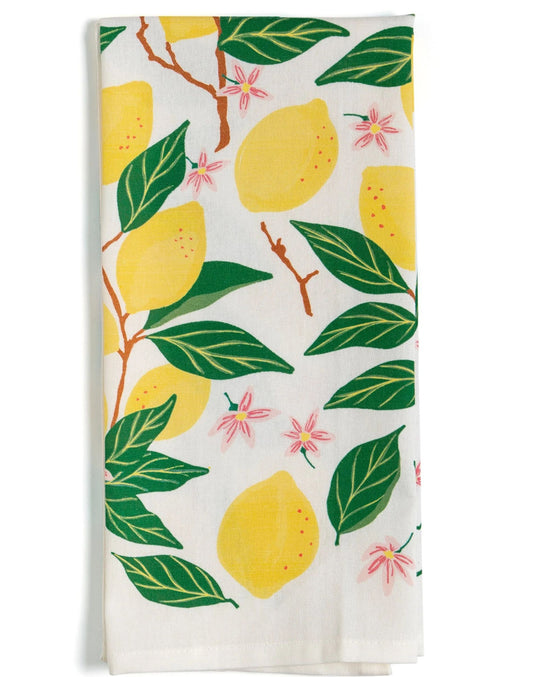 Paper Farm Press "Lemon Grove" Tea Towel