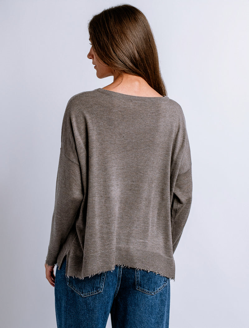 Kerisma "Lawson" Sweater-Heather Brown