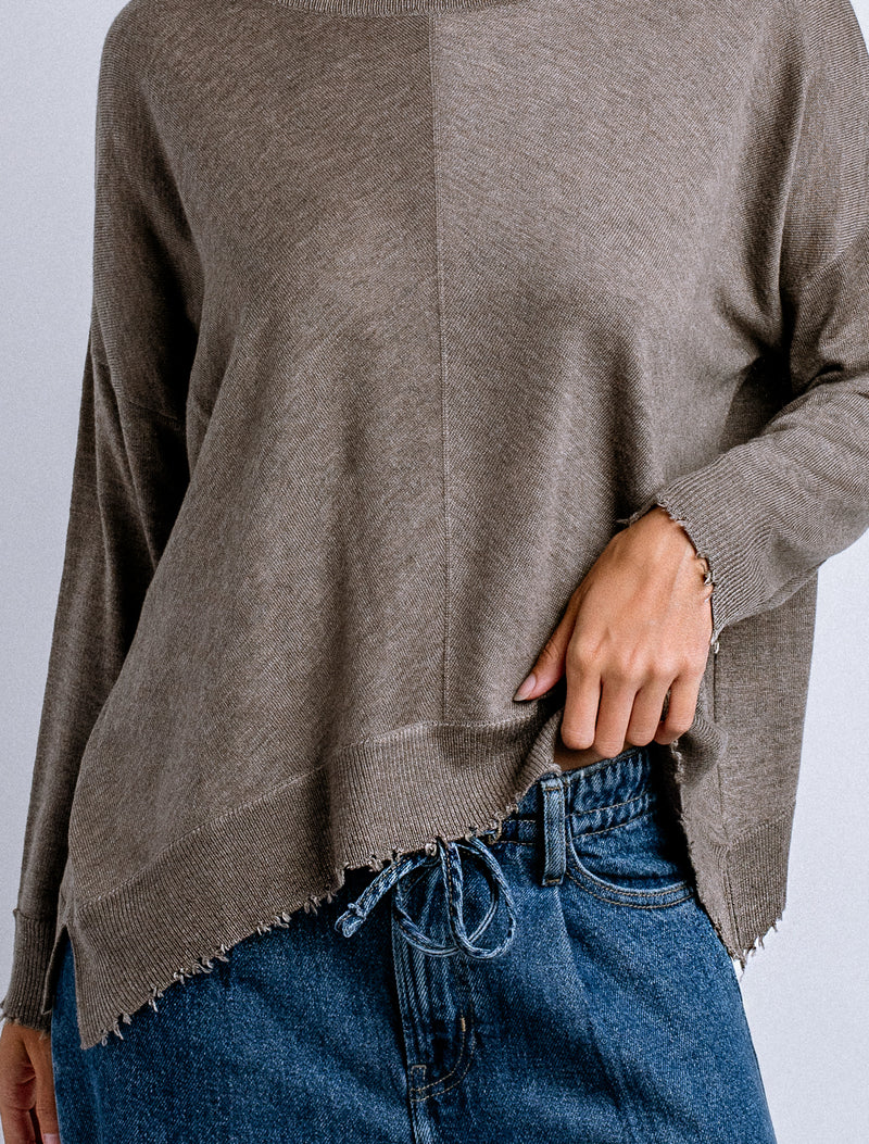 Kerisma "Lawson" Sweater-Heather Brown