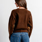 Kerisma "Berkman" Knit Top-Camel/Chocolate