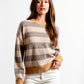 Kerisma “London” Stripe Sweater - Beige Multi