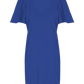 Nation LTD "Mallory" Flutter Sleeve Dress-Cobalt