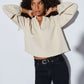 Nation LTD "Maya" V-Neck Top-Parchment