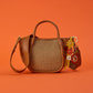 Hobo Bags "Margot" Satchel-Burnished Caramel Caning