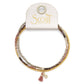 Scout Curated Wears "Chromacolor" Miyuki Bracelet Trio - Bronze Multi/Gold