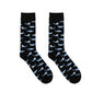 Living Royal Men's Bamboo Crew Socks-Sharks