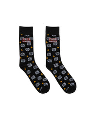 Living Royal Men's Bamboo Crew Socks-Grill Master