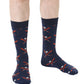Living Royal Men's Bamboo Crew Socks-Baseball