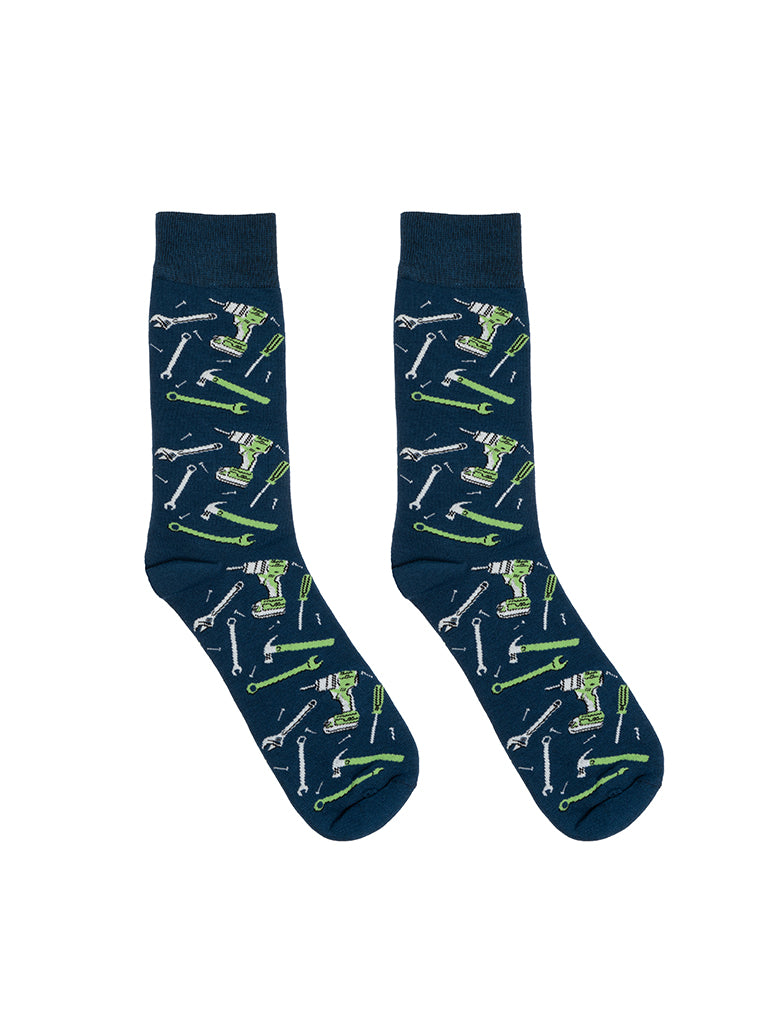 Living Royal Men's Bamboo Crew Socks-Tools