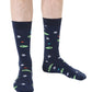 Living Royal Men's Bamboo Crew Socks-Golf
