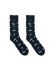 Living Royal Men's Bamboo Crew Socks-Golf