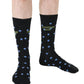 Living Royal Men's Bamboo Crew Socks- Birthday Boy