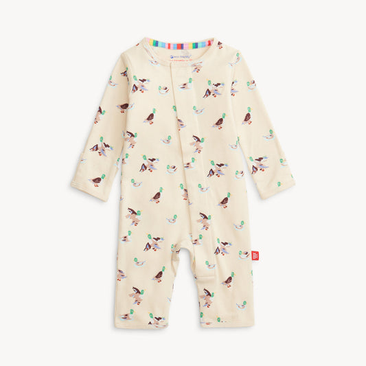 Magnetic Me “Quack Me Up” Organic Cotton Convertible Coverall