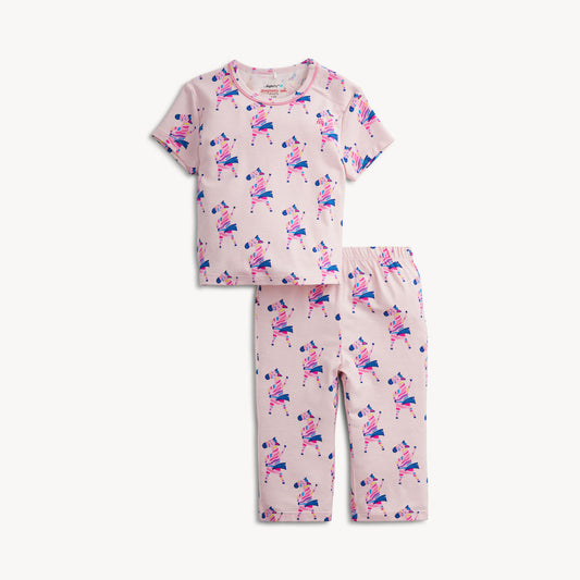 Magnetic Me "Everybody Prance Now" RightFit™ Magnetic S/S PJ Set-Pink