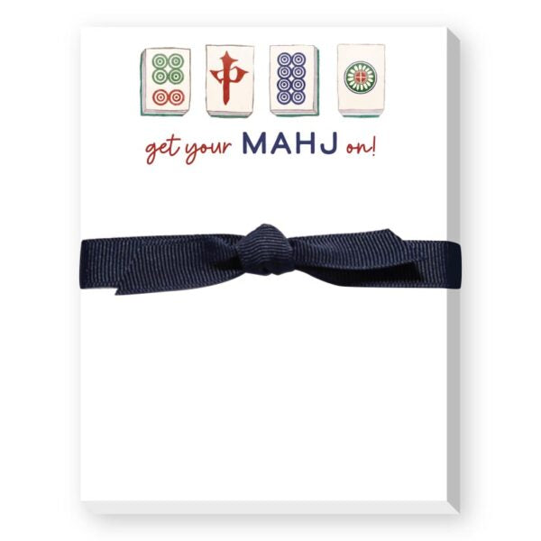 Donovan Designs “Get Your Mahj On” Mini Notepad