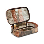 Stephanie Johnson "Miami" Claire Medium Makeup Case-Clearly Tortoise