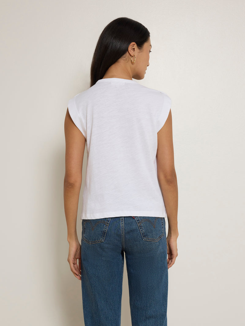 Nation LTD "Michaela" Tee-Optic White