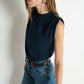 Nation LTD "Mikka" Buttoned Shoulder Tank-Night Sky
