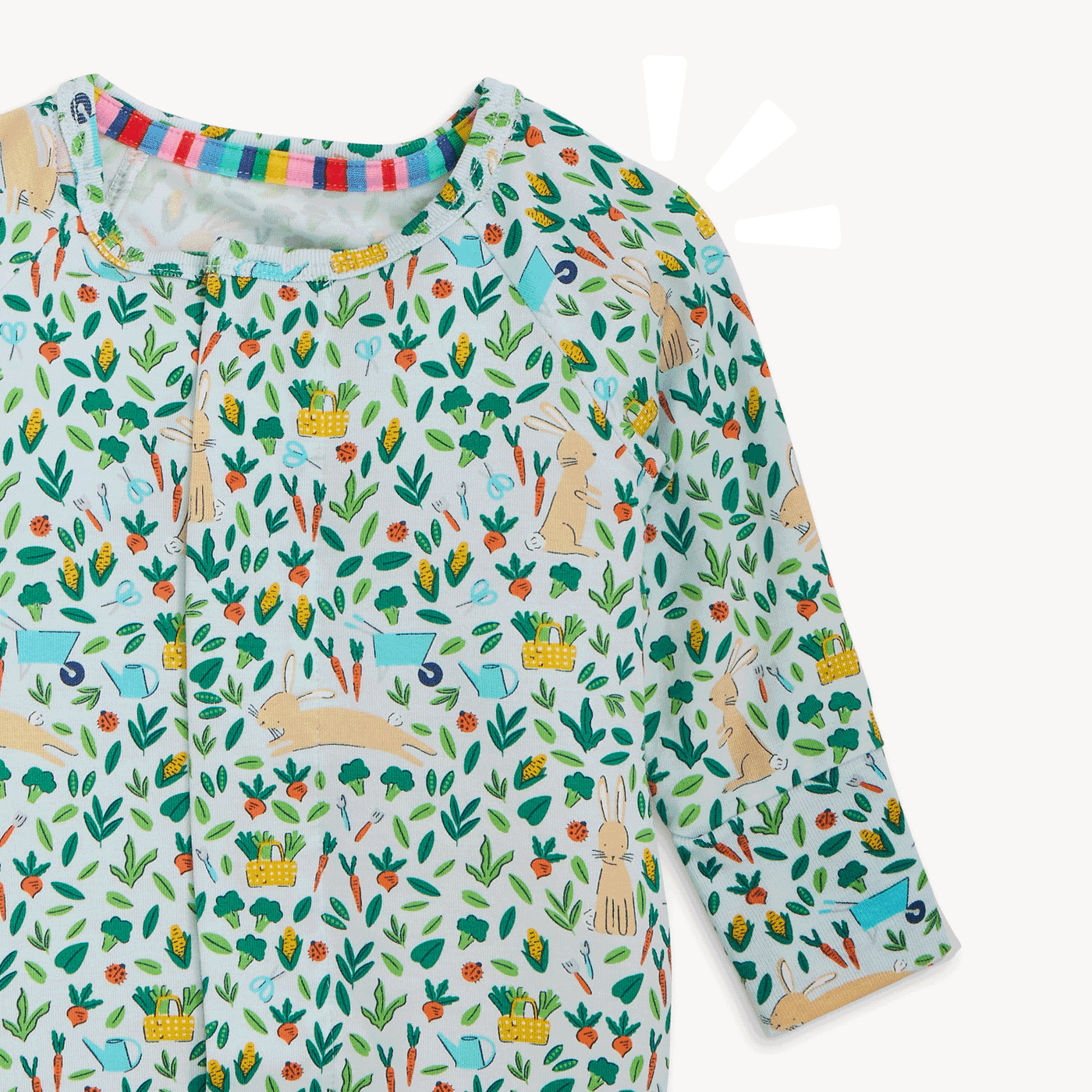 Magnetic Me “Bunny Garden” Modal Convertible Coverall