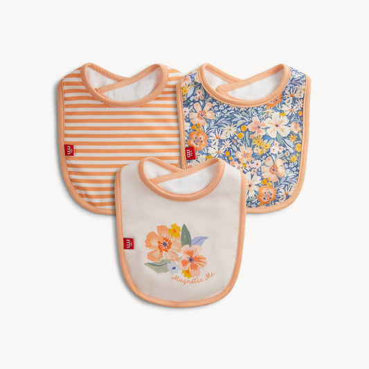 Magnetic Me "Flora" Magnetic Bib 3-Pack