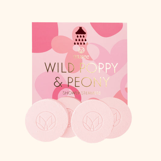 Musee Bath "Wild Poppy & Peony" Shower Steamers