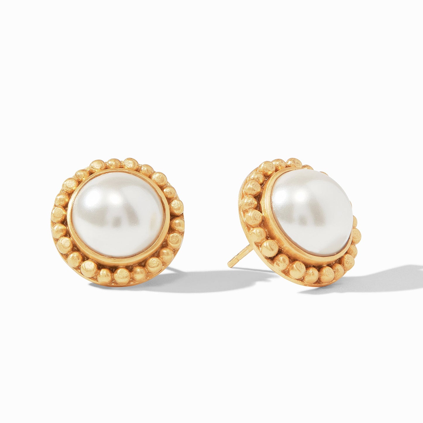 Julie Vos “Marbella” Pearl Earring-Gold