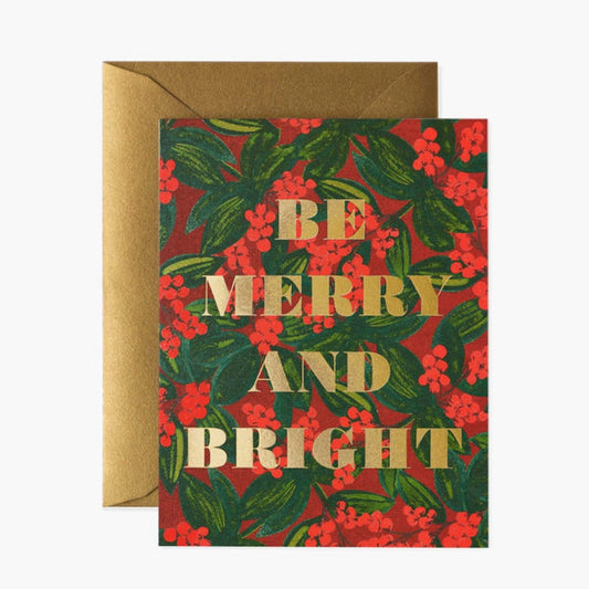 Rifle Paper Co. "Merry Berry" Boxed Set of 8 Cards