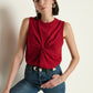 Nation LTD “Neve” Twist Tank - Rio Red