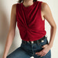 Nation LTD “Neve” Twist Tank - Rio Red