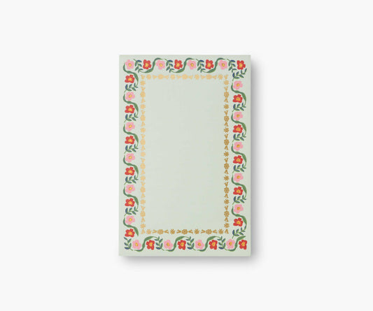 Rifle Paper Co. “Delphine” Blank Notepad