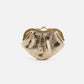 Hobo Bags “Heart Frame” Key Fob -Gilded Marble