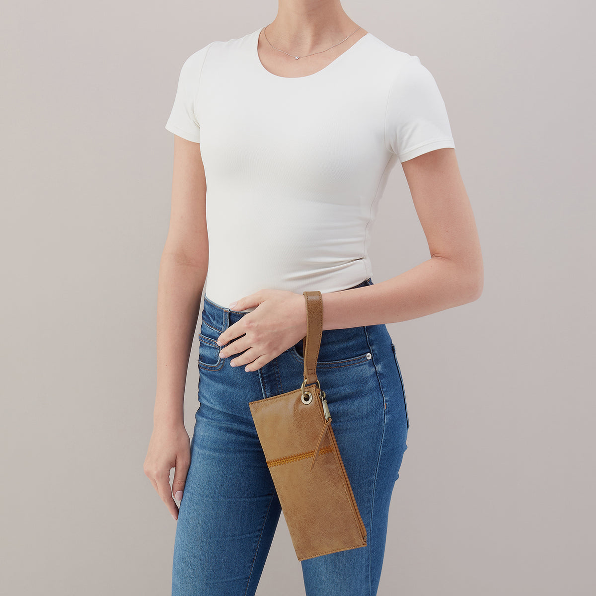 Hobo Bags “Vida” Wristlet-Whiskey