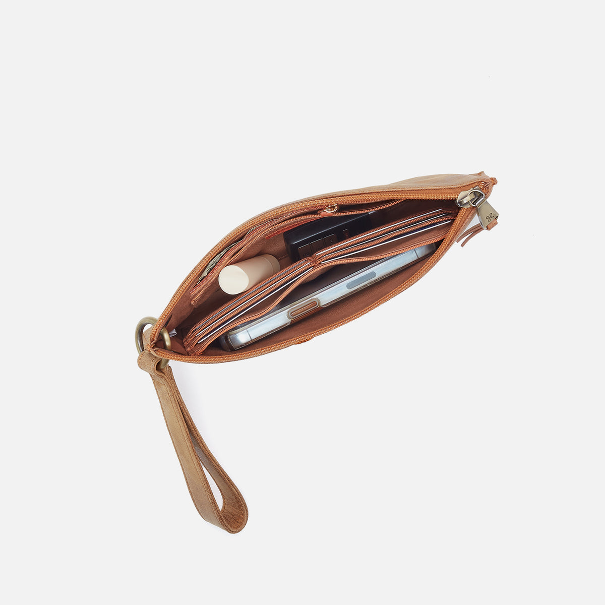Hobo Bags “Vida” Wristlet-Whiskey