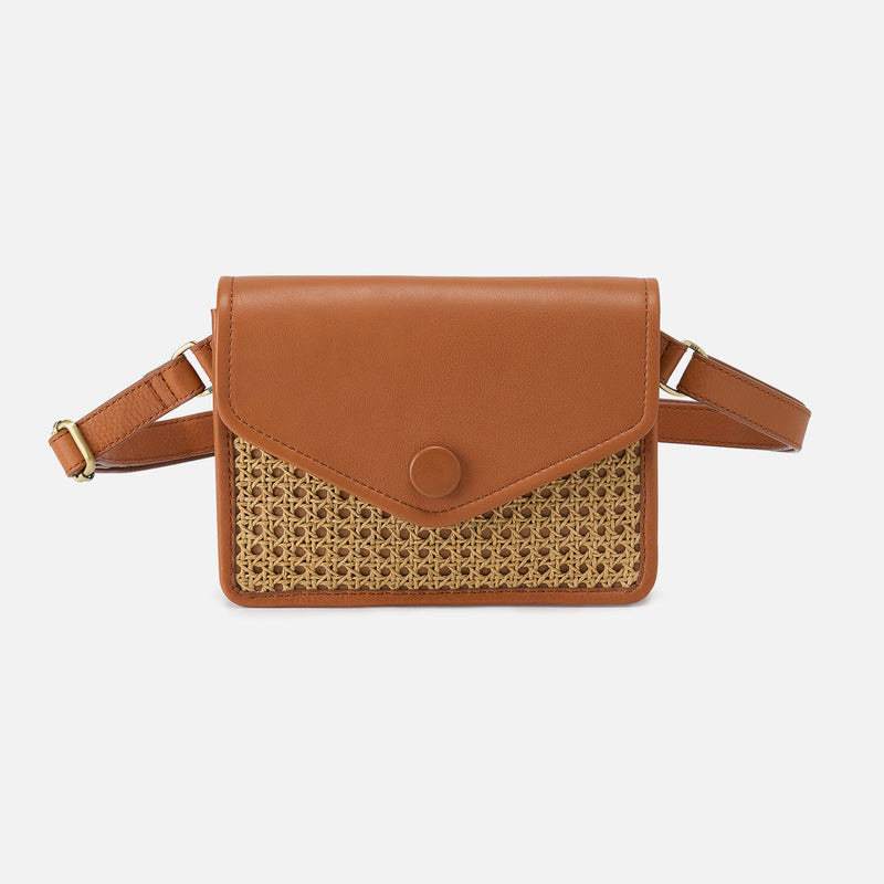 Hobo Bags "Margot" Belt Bag-Burnished Caramel Caning