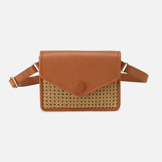 Hobo Bags "Margot" Belt Bag-Burnished Caramel Caning