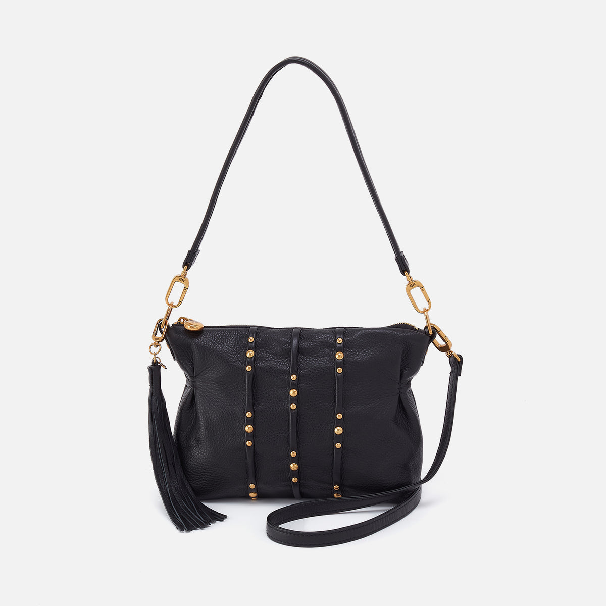 Hobo Bags "Kori"Crossbody Bag-Studded Black