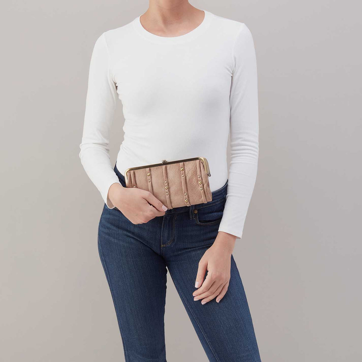 Hobo Bags "Lauren" Clutch Wallet-Hazel