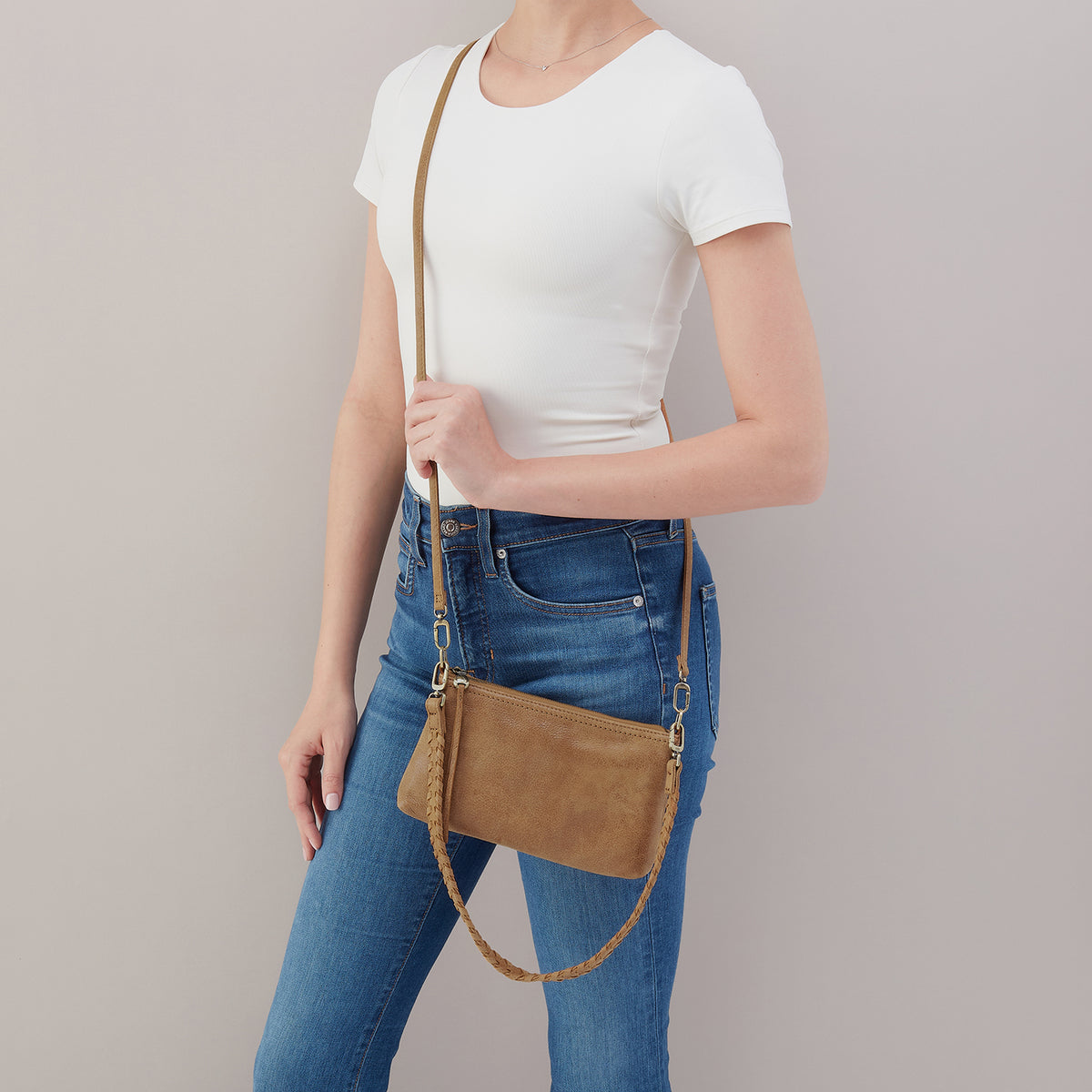 Hobo Bags “Darcy” Crossbody-Whiskey