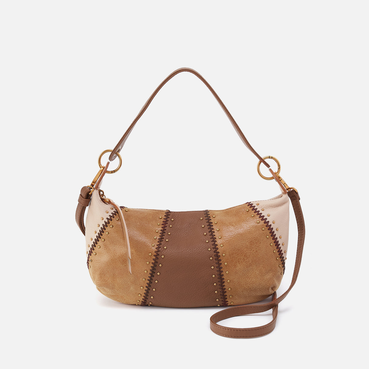Hobo Bags “Opal" Mini Shoulder Bag-Timber Brown